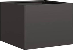 vidaXL - Plantenbak - 40x40x30 - cm - staal - zwart
