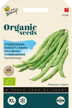 Buzzy® Organic Stokspekboon Neckarkönigin (BIO) - doosje 50g