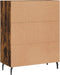 vidaXL - Dressoir - 69,5x34x90 - cm - bewerkt - hout - gerookt - eikenkleurig