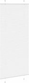 vidaXL - Plissé - rolgordijn - 85x200 - cm - stofbreedte - 84,4 - cm - polyester - wit