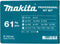 Makita P-70144 - Schroefbitset 61-delig - Diverse bitjes inclusief magnetische bithouder (61 stuks)