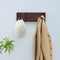 Urban State Piano - Wandkapstok - 6 haken - Donker hout - Walnoot finish