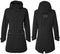 Basil Mosse - Fietsregenparka - Waterdicht ademend - Jet Black - M