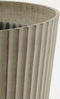 Mica Decorations Rio - Bloempot voor Buiten - H41 x Ø45 cm - Crème