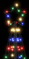 vidaXL - LED-kerstboom - 200 - LEDs - kleurrijk - 182 - cm