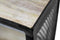 Wandplank Brixton - 30x30 cm - mangohout/ijzer