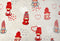 Dekor Kerst Tafelkleed - Kerstgnome Print - 45 x 140 cm