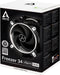 ARCTIC Freezer 34 eSports DUO - CPU-koeler - 2 ventilatoren 12 cm - Zwart Wit