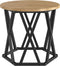 vidaXL - Nesting - Salontafels - 3 - stuks - Artisan - Eiken - Geengineerd - Hout