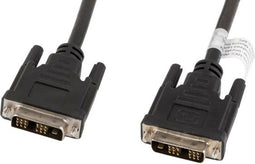 Kabel Video Digitaal DVI-D Lanberg CA-DVIS-10CC-0030-BK Zwart 3 m