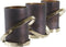 Kaarshouder DKD Home Decor Kristal Aluminium (20 x 7 x 6 cm) (52 x 15 x 16,5 cm)