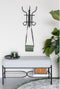 Housecraft Ran - Wandkapstok - 6 haken - Zwart