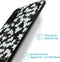iMoshion Hoesje Geschikt voor Samsung Galaxy A41 Hoesje Siliconen - iMoshion Design hoesje - Wit / Zwart / White Flowers