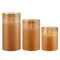 Pauleen 48121 Classy Golden Candle was 2 stuks Set Timer batterij goud glas/was