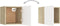 vidaXL - Tv-wandmeubelen - 2 - st - 30,5x30x30 - cm - wit - en - sonoma - eikenkleurig