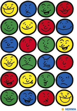 Etiket HERMA 5426 gezichten - 10 stuks