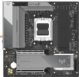 Sapphire NITRO+ B850M WIFI - Moederbord - AMD B850 Socket AM5 - Micro-ATX - 4x DDR5 (4895106296916)