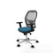 Piqueras y Crespo 2D086N0 - Gaming stoel - Hoogteverstelbaar met armleuning - Grijs Groene benzine