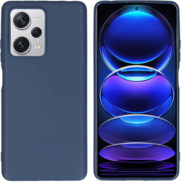 iMoshion Hoesje Geschikt voor Xiaomi Redmi Note 12 Pro Plus Hoesje Siliconen - iMoshion Color Backcover - Donkerblauw