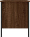 vidaXL - Nachtkastje - 40x42x50 - cm - bewerkt - hout - bruin - eikenkleur