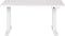 DESTINES - Elektrisch verstelbaar bureau - Wit - Spaanplaat