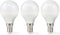 Nedis LED-Lamp E14 - G45 - 4.9 W - 470 lm - 2700 K - Warm Wit - Frosted - 3 Stuks