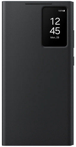 Samsung Galaxy S24 Ultra - Smart View Case - Pashouder - Zwart