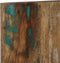 vidaXL - Hoofdbord - 140 - cm - massief - gerecycled - hout - meerkleurig