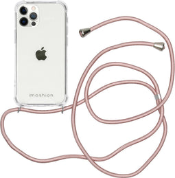 imoshion Hoesje Geschikt voor iPhone 12 Pro / 12 Hoesje Met Koord - imoshion Backcover met koord - Transparant