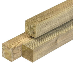 Tuindeco - Paal Midden-Europees grenen 6,8x6,8x300 cm Tuindeco