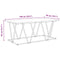 vidaXL - Salontafel - in - Sonoma - Eik - 100x50x40 - cm - - - Gemaakt - van - Engineered - Wood - en - Metaal