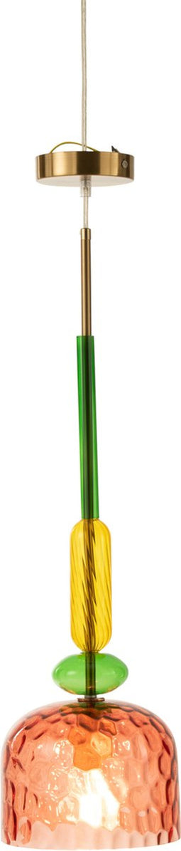 J-Line hanglamp Fiona - glas - mix