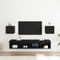 vidaXL - Wand-tv - kasten - 2 - stuks - Zwart - Eiken - 30,5x30x30 - cm
