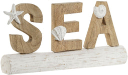 Decoratieve figuren Home ESPRIT Sea Wit Natuurlijk Mediterrane 47 x 8 x 24,5 cm