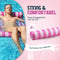 Travelly Waterhangmat - Luxe Drijvende Hangmat - Comfortabel en Duurzaam - Roze