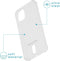 iMoshion Hoesje Geschikt voor iPhone 12 Mini Hoesje Met Pasjeshouder - iMoshion Softcase Backcover met pashouder - Transparant