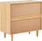 Beliani POTOSI - Sideboard - Lichte houtkleur - Rotan