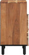 vidaXL - Nachtkastje - 50x33x62 - cm - van - Massief - Acaciahout