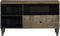 vidaXL - Tv-meubel - 80x33x46 - cm - massief - mangohout - zwart