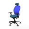Piqueras y Crespo 3D036G2 - Bureaustoel - Verstelbare hoogte hoofdsteun - Blauw Groene benzine