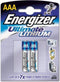 Energizer ENLITHIUMAAAP2 - Lithium FR03 Batterijen - 1,5 V 1150 mAh - Grijs (2 stuks)
