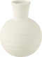 J-Line Vaas Ballon Klei Wit Small