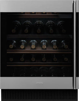 Smeg CVI338LX3 - Wijnkoeler - Compressor - Roestvrijstaal Zwart (38 fles(sen))