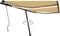 vidaXL - Luifel - handmatig - uittrekbaar - met - LED - 400x300 - cm - antracietkleur