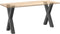 vidaXL - Eettafelpoten - 2 - st - X-vormig - 60x(72-73) - cm - staal - antraciet