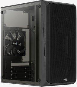 Aerocool CS-107 - Mini-Tower Gaming PC - 1x 120mm fan - Zwart