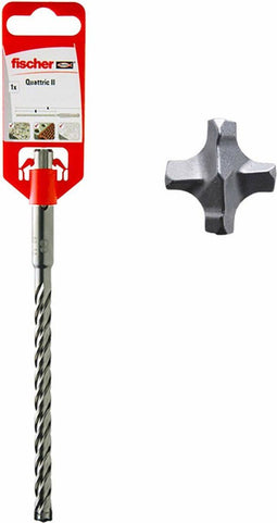 Fischer Quattric II - Borenset SDS Plus - Staal voor Beton 5 x 165 mm