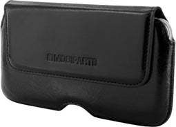 Mobiparts Excellent Belt Case - Insteekhoesje - Echt leder - Zwart (3XL)