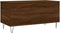 vidaXL - Salontafel - 90x44,5x45 - cm - bewerkt - hout - bruin - eikenkleur