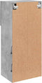 vidaXL - Tv-meubels - met - LED-verlichting - 2 - st - 40,5x30x90 - cm - betongrijs